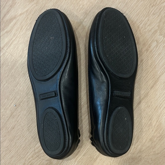 Tory Burch Black Leather Ballet Flats - Picture 2 of 15